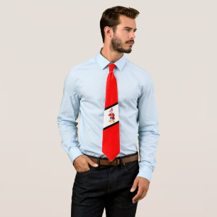 Cravate USA Patriotique Eagle Oncle Sam Necktie