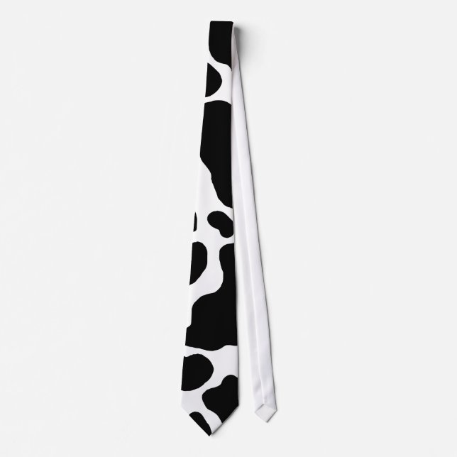 Cravate Vache tachetée Imprimer, Vache motif, Fourrure ani (Devant)