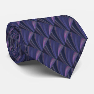 Cravate Vagues de sable douces violettes