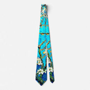 Cravate Van Gogh - Branches avec amandes