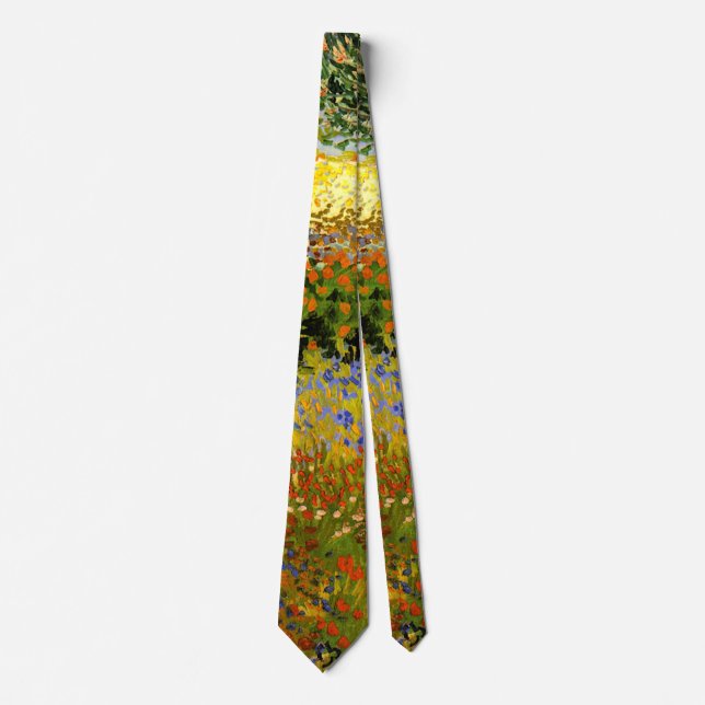 Cravate Van Gogh - Flower Garden (Devant)