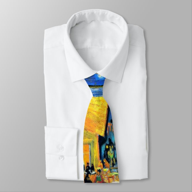 Cravate Van Gogh - Terrasse Café (Attaché)