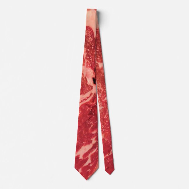 Cravate Vapeur de Ribeye de viande crue (Devant)
