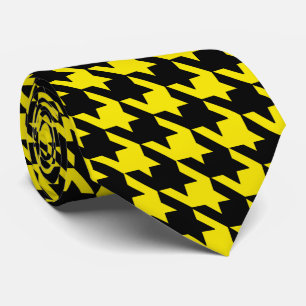 Cravate Vérification de la masse jaune et noire