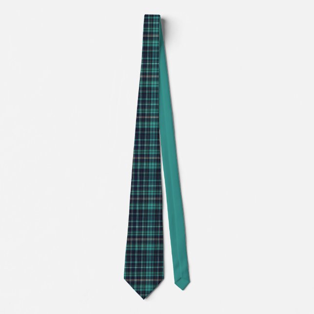 Cravate Vert Tartan (Devant)