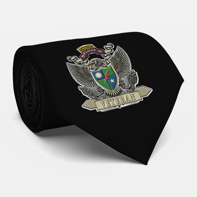 Cravate Vétéran du 75e régiment de Rangers (Roulé)