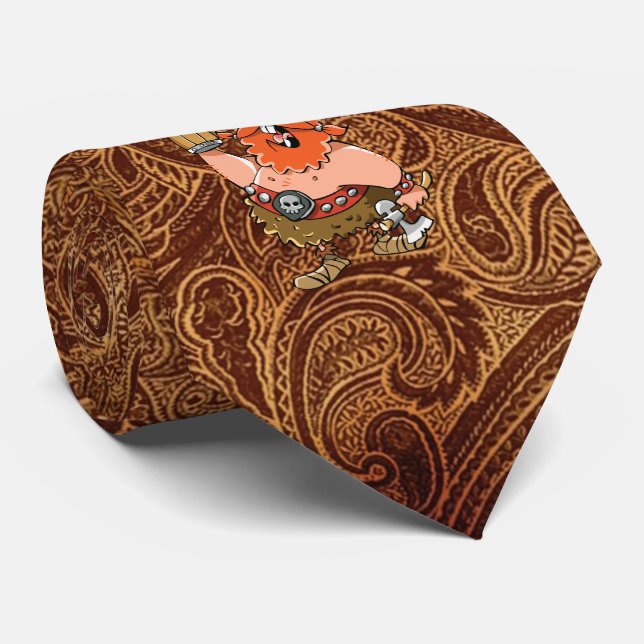 CRAVATE VIKING WARRIOR OKTOBERFEST (Roulé)