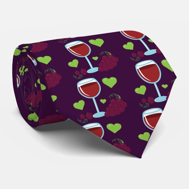 Cravate Vin (Roulé)