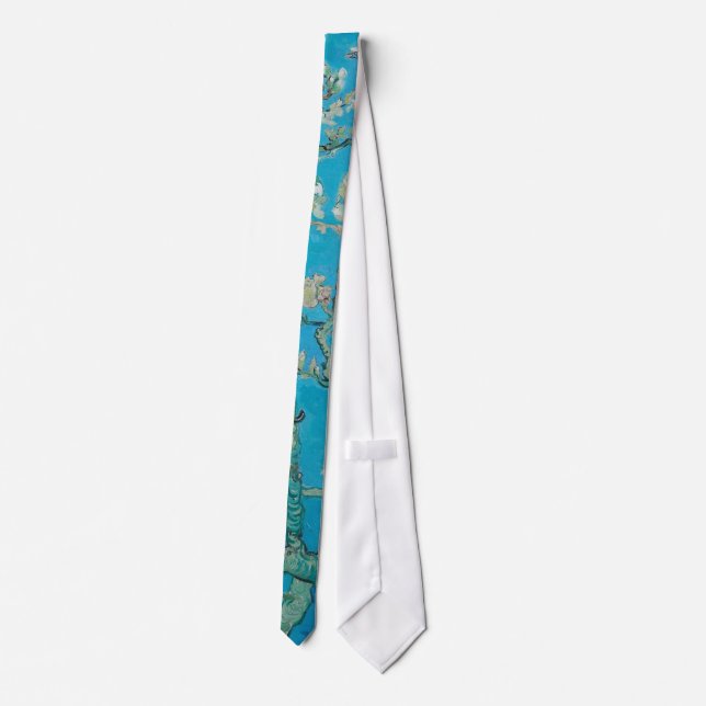 Cravate Vincent Van Gogh - Succursales aux amandes (Dos)