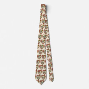 Cravate Vintage Saint Valentin victorienne, Garçon en coeu