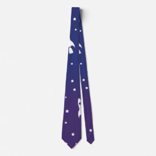Cravate vintage Space Rocks Motif