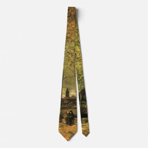 Cravate Voie avec peupliers par Vincent van Gogh