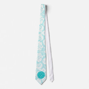 Cravate Volleyball turquoise
