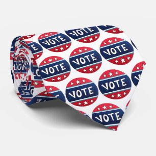 Cravate VOTE I Voted Sticker 2020 Election Day USA Voting