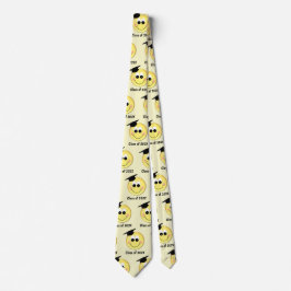 Cravate Votre Grand Année Joyeux Visage Avec Cap Graduatio