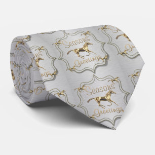 Cravate Western Holidays Gold Horse