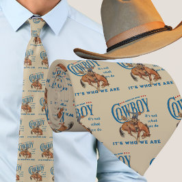Cravate Western Rodeo Cowboy Bucking Horse C'est qui nous