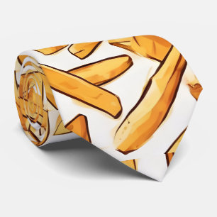 Cravate White French Fries