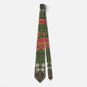 Cravate William Morris Jardin Fleur de Blackthorn Classiqu