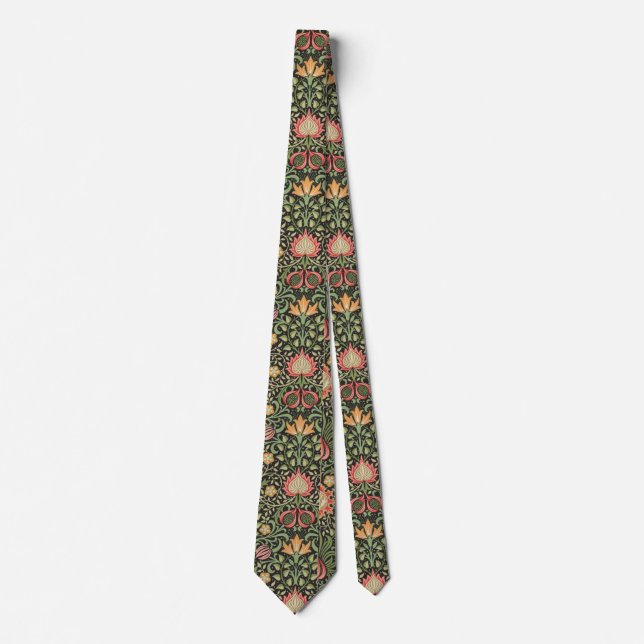 Cravate William Morris Persian Floral Antique (Devant)