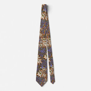 Cravate William Morris Tulip et Willow