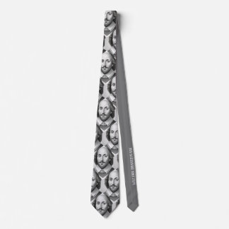 Cravate William Shakespeare portrait Hamlet illustration
