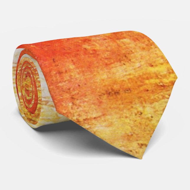 Cravate William Turner Soleil Couchage Sur Un Lac Peint (Roulé)