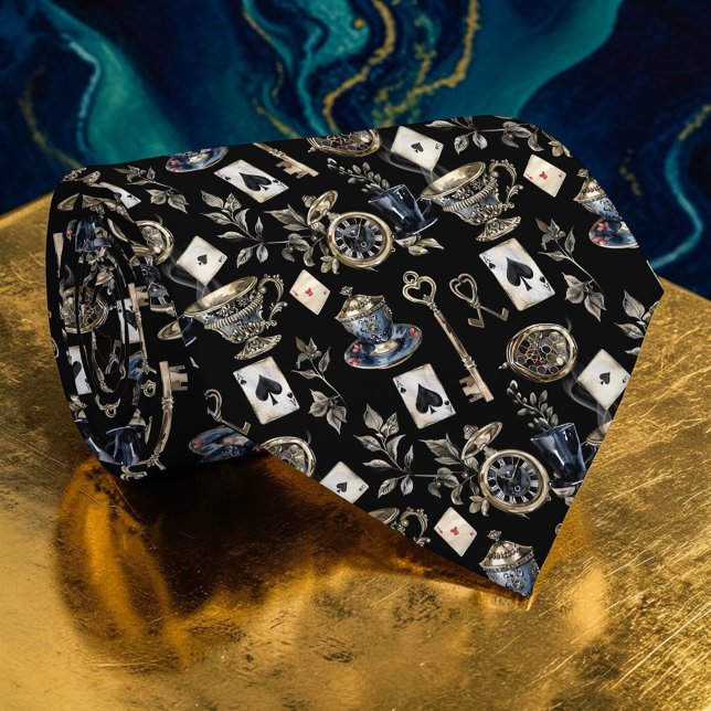 Cravate Wonderland Classic Pattern Necktie Tie (Créateur téléchargé)