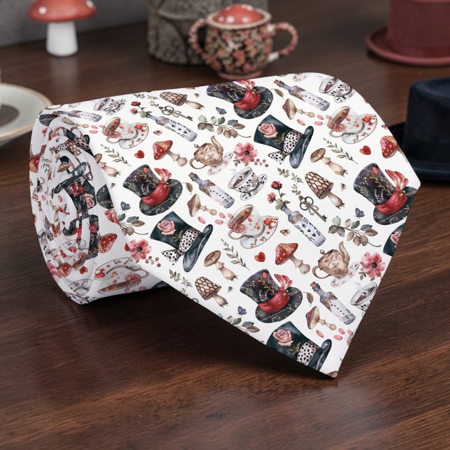 Cravate Wonderland Classic Pattern Necktie Tie (Créateur téléchargé)