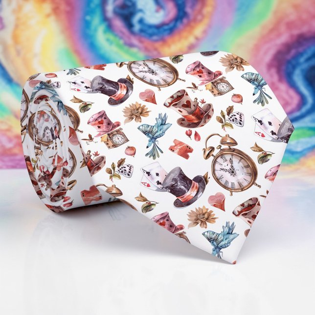 Cravate Wonderland Classic Pattern Necktie Tie (Créateur téléchargé)