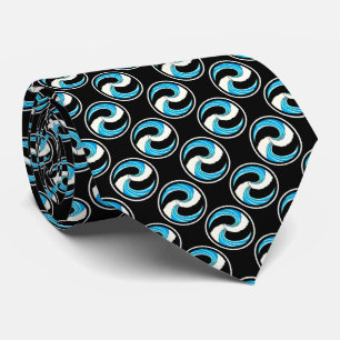 Cravate Yin Yang Waves