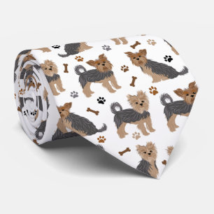 Cravate Yorkshire Terrier Paws et Bones Yorkie Chien