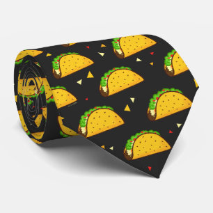 Cravate Yummy Taco Motif