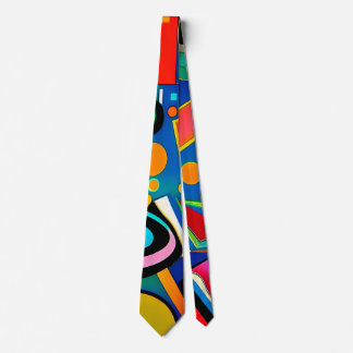 Cravates d'art moderne pour hommes Motif Abstrait