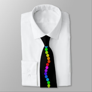 Cravates du gay pride LGBT de mode d'arc-en-ciel