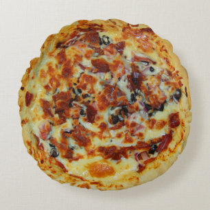 Craving Induktive Pizza Pillow Rundes Kissen