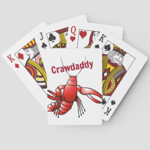 Crawdaddy Red Crayfish Spielkarten