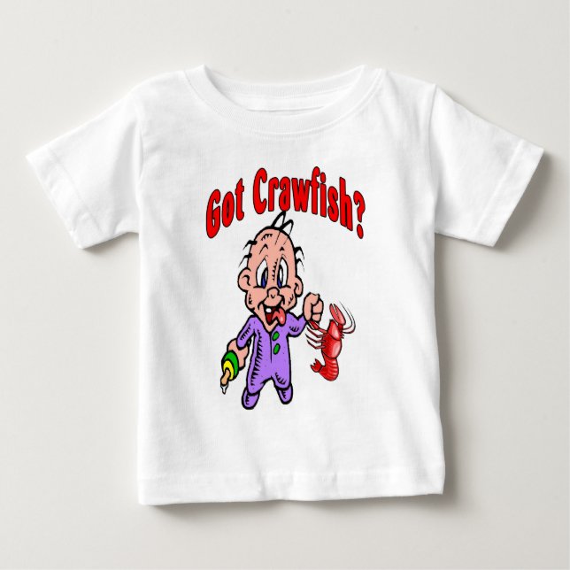 Crawfish Baby got? Baby T-shirt (Vorderseite)