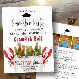 Crawfish Boil 3 Foto GRILLEN Graduation Party Einladung