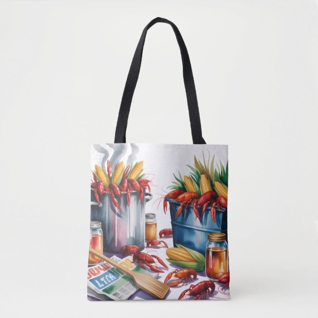 Crawfish Boil Birthday Party For Adults  Tasche (Vorderseite)
