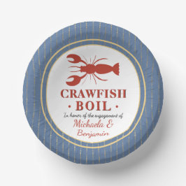 Crawfish Boil Couples Showingparty Pappteller