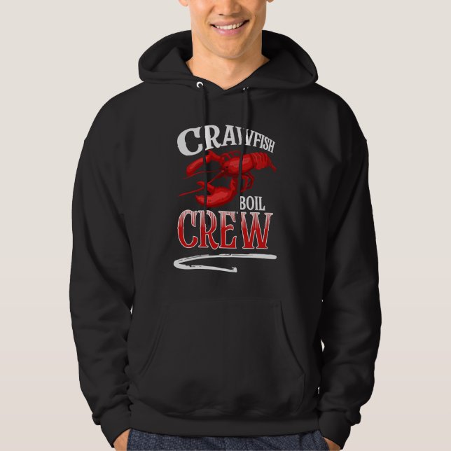 Crawfish Boil Crew Crayfish Hoodie (Vorderseite)