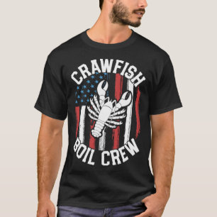 Crawfish Boil Crew Funny Cajun Shirts für Men Mard