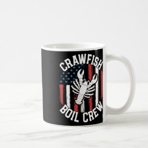 Crawfish Boil Crew Funny Cajun Shirts für Men Mard Kaffeetasse