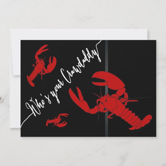 Crawfish Boil Einladung (Vorderseite)