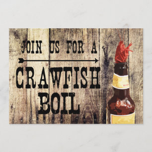 Crawfish Boil Einladung