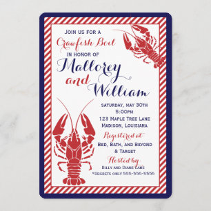 Crawfish Boil Einladung