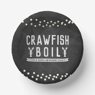 Crawfish Boil-Engagement-Partei Pappteller