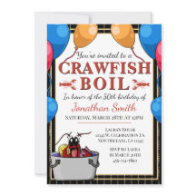 Crawfish Boil Geburtstagsparty