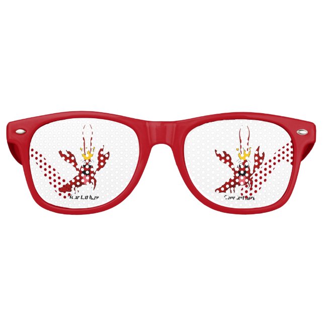 Crawfish Boil Jährliche Wiedersehen-Partys Partybrille (Vorderseite)
